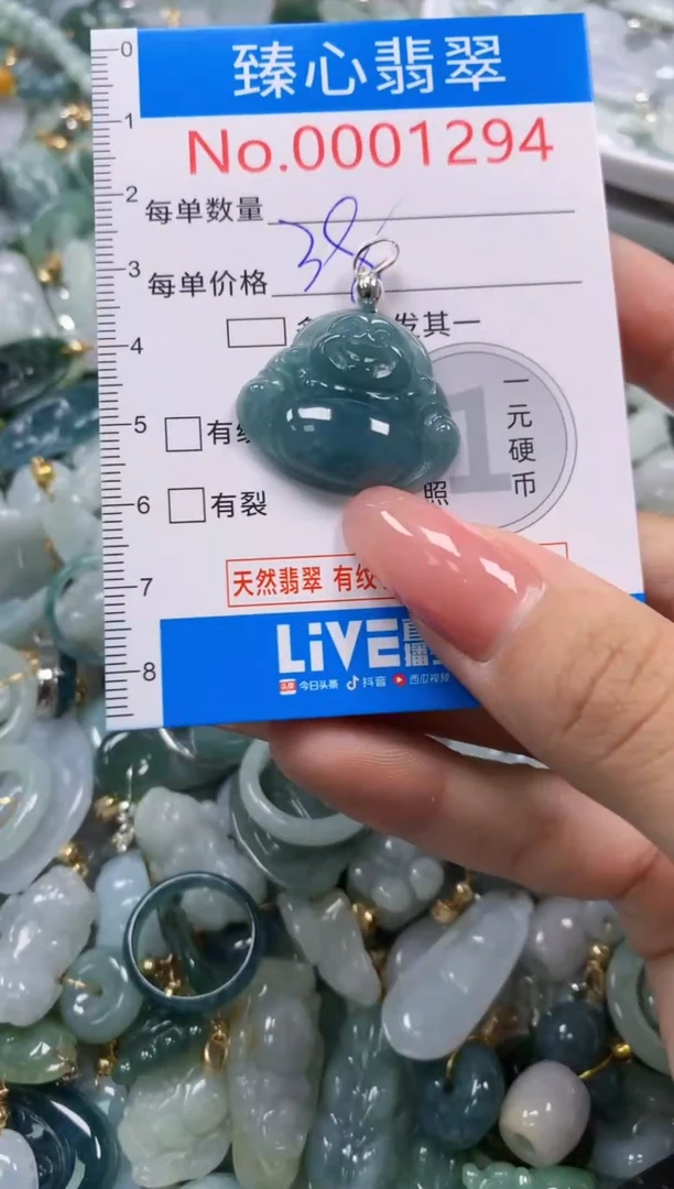 翡翠未镶嵌颈饰1294