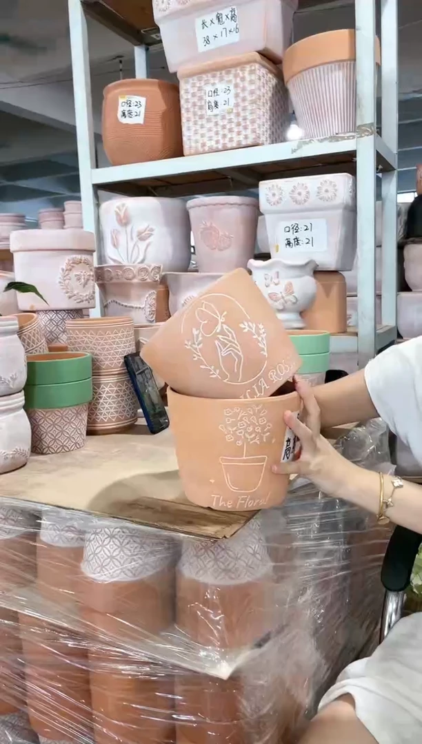 擦白盆花＋手捧蝴蝶口16-14