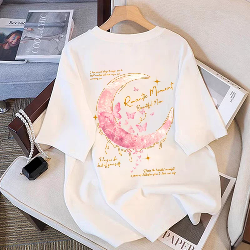 2025新款美式潮牌夏季纯棉高质量短袖T恤男女款宽松版型舒适亲肤