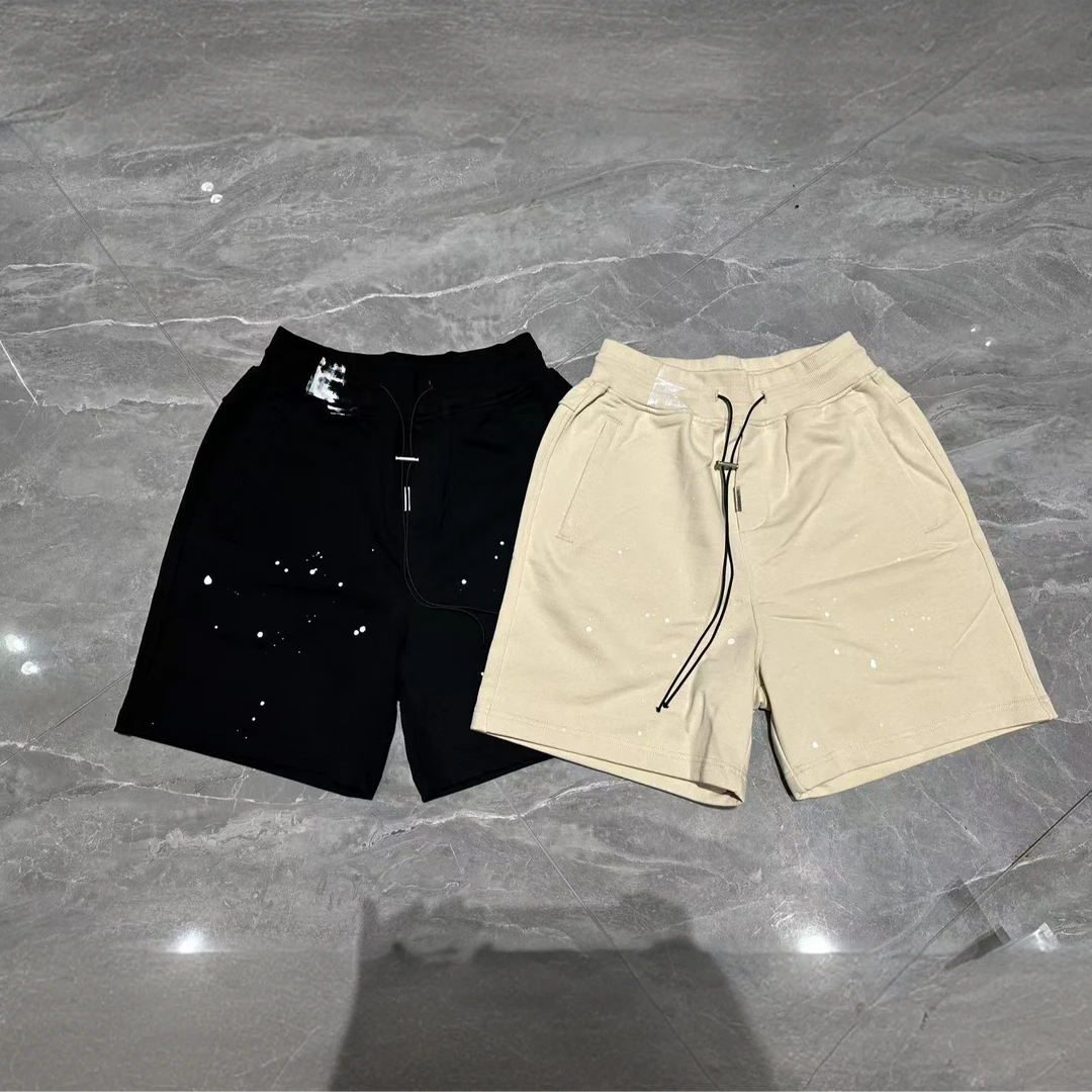 纯棉【泼墨休闲短裤】，男女同款D28131