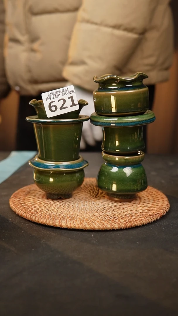 【闪购商品】瓷片621泥泥手工花盆