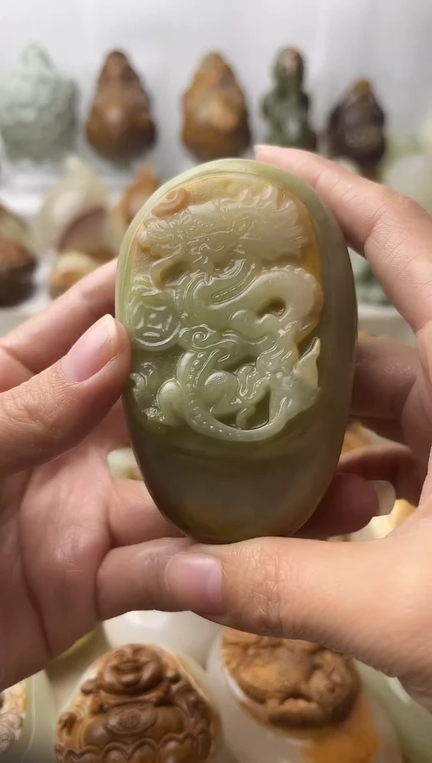 石材古青石棉纹正常不退换龙