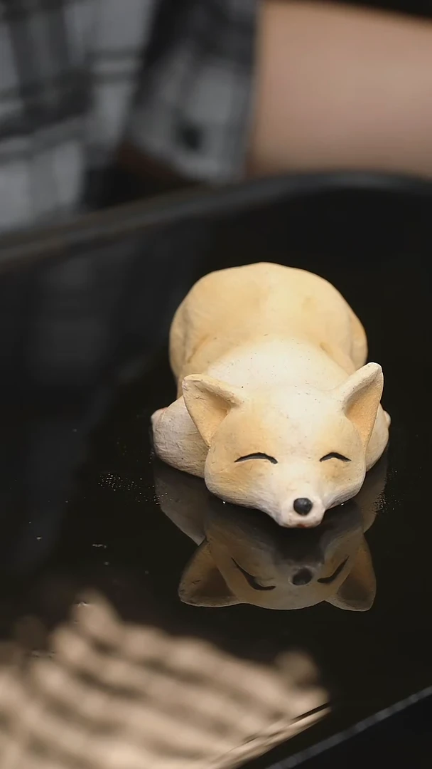 茶壶紫砂柯基茶宠