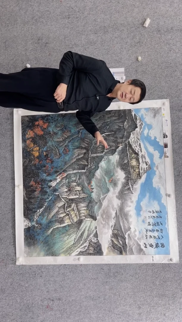 国画张传亭老师的作品3