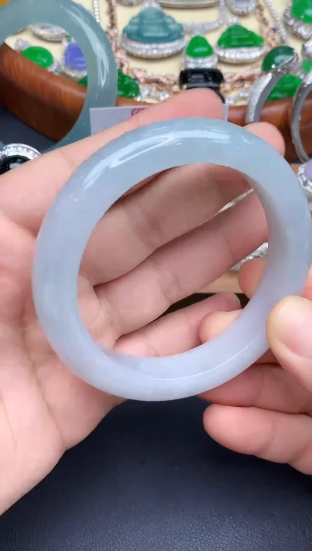 未镶嵌手镯翡翠128-中国好珍宝