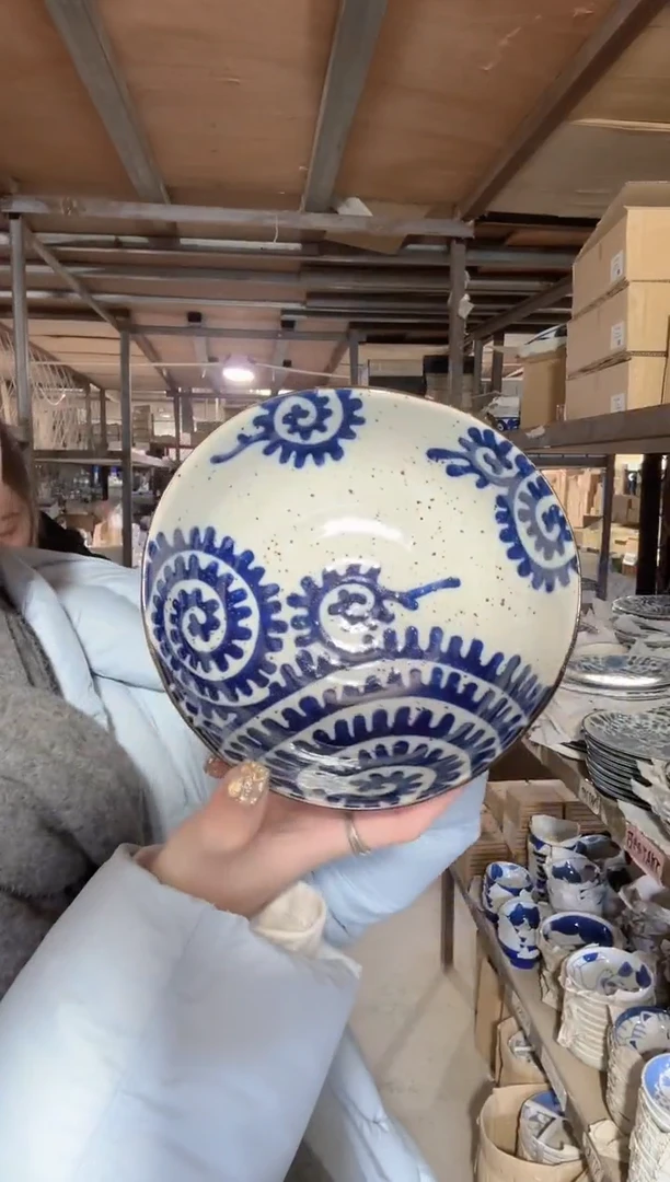 陶瓷波轮16.5cm钵一个