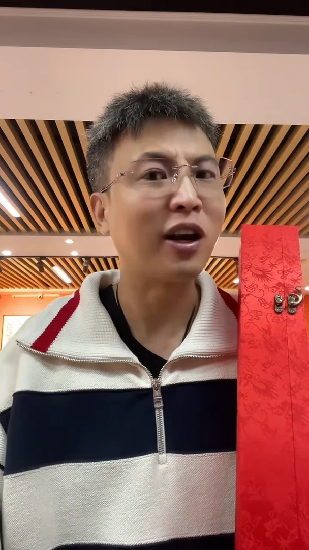 国画张巨富 带锦盒  雪景山水6尺横版