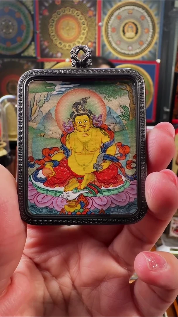 【闪购商品】吊坠壹善缘城手绘唐卡新春大促黄C