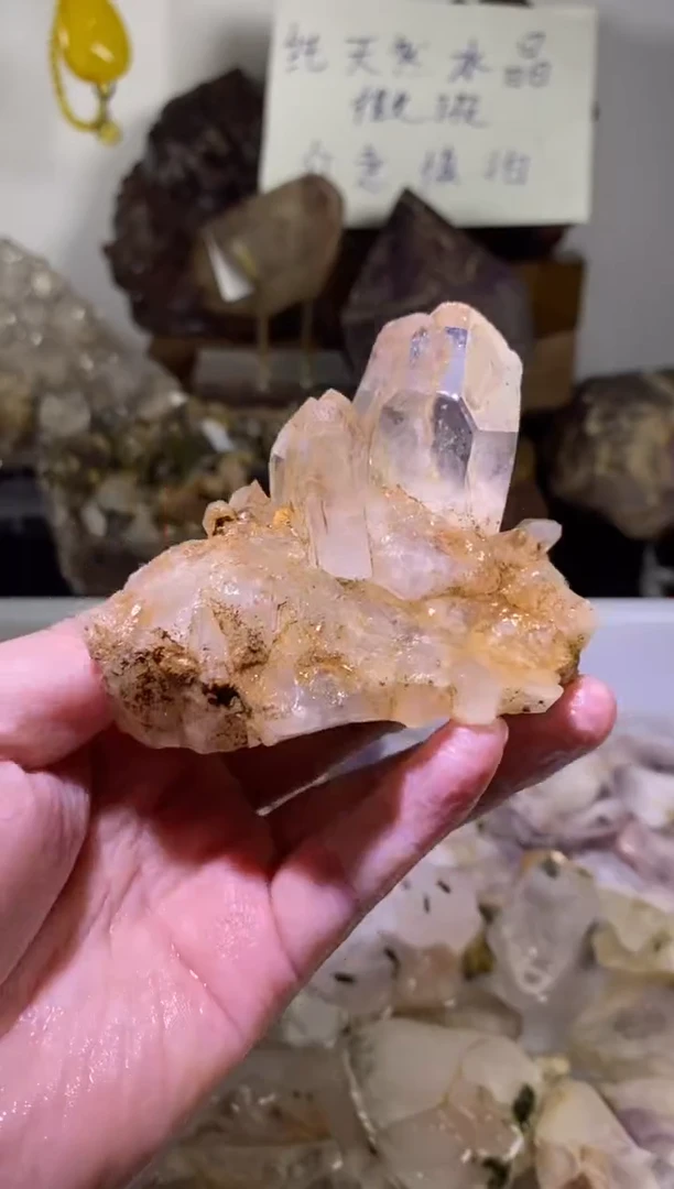 未镶嵌珠宝半成品水晶86号184g四川超七花园水晶