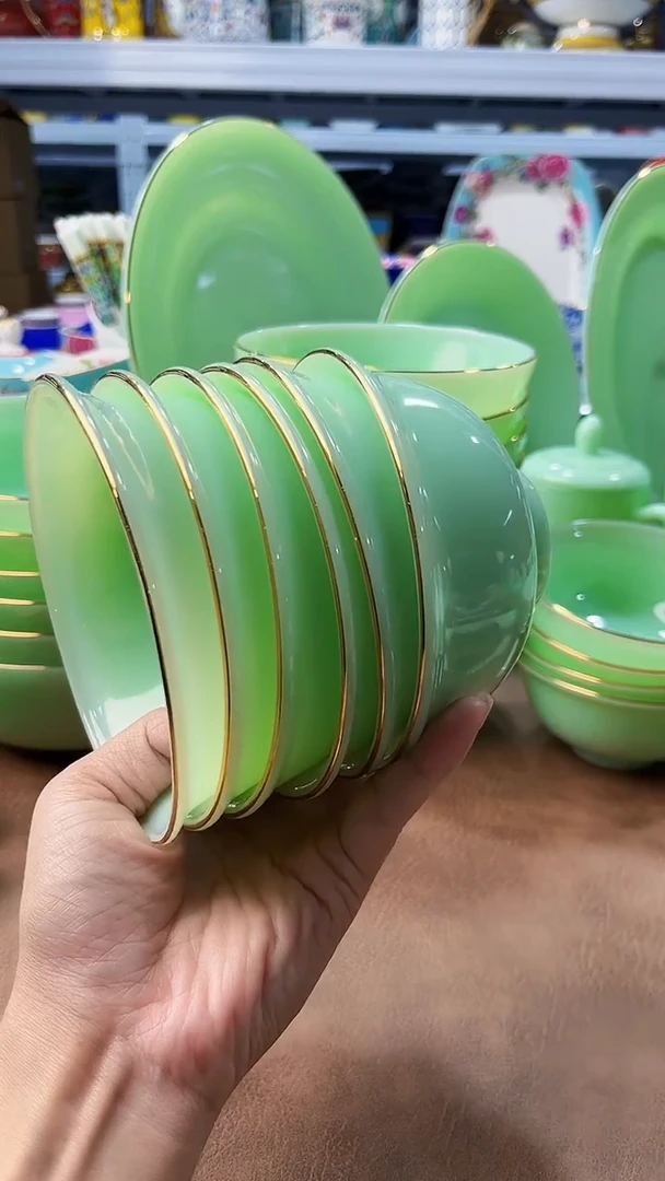 玉瓷4.5英寸饭碗6个景德镇餐具