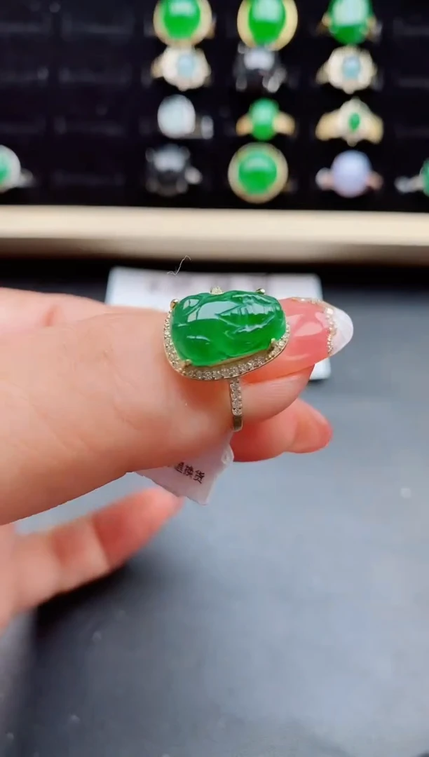 【闪购商品】翡翠戒指未镶嵌1212122121