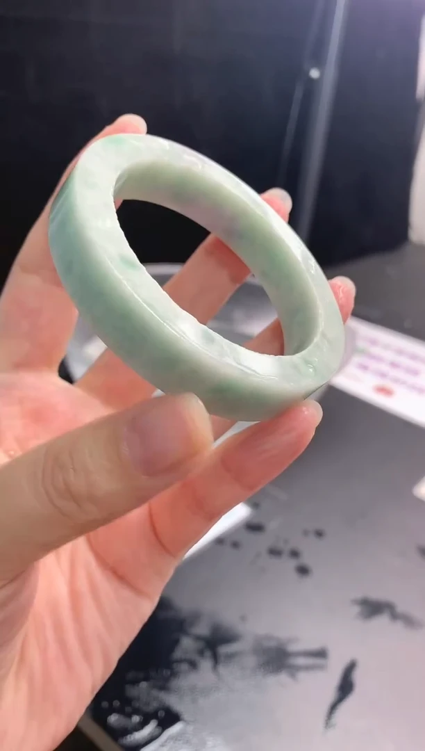 【闪购商品】定制翡翠手镯未镶嵌14 57-60正