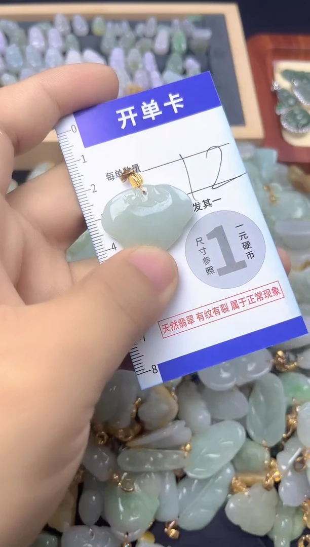 颈饰未镶嵌翡翠天然A货翡翠