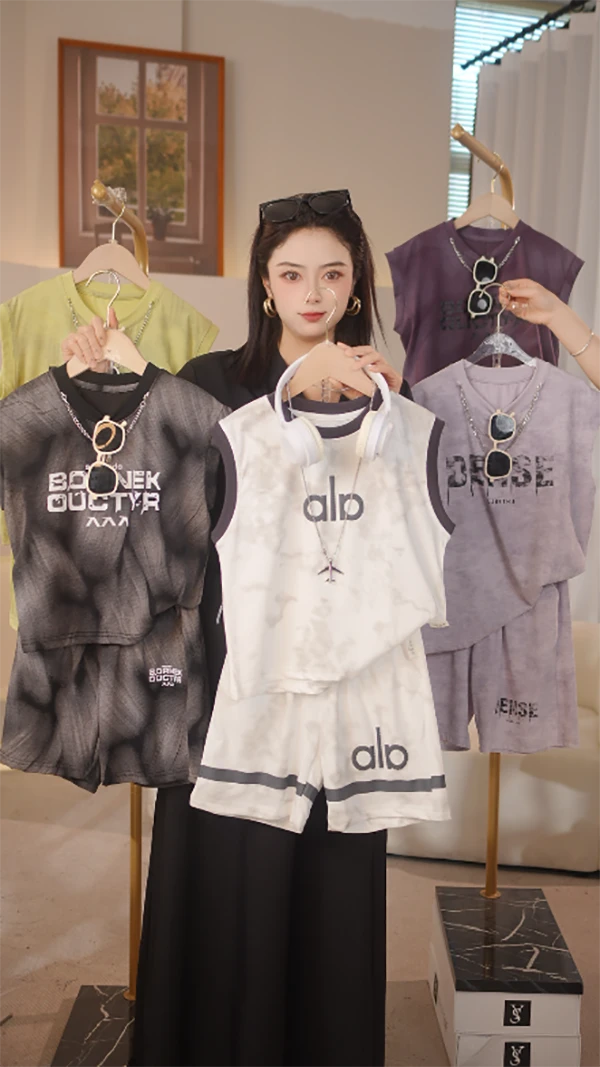 【短袖+短裤两件套】男童夏款T恤无袖套装2025新款儿童装女童中大童