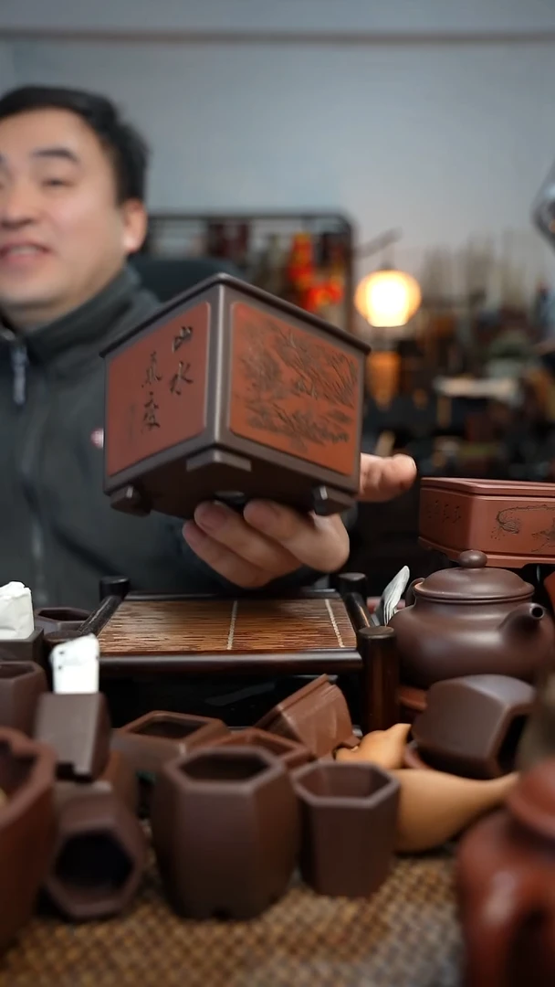 紫砂花盆骄*長木軒精品紫砂