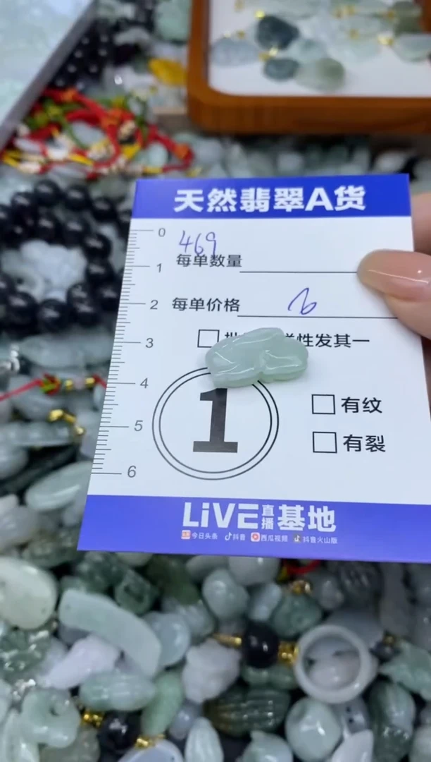 颈饰未镶嵌翡翠天然翡翠A货批量多样性发一件