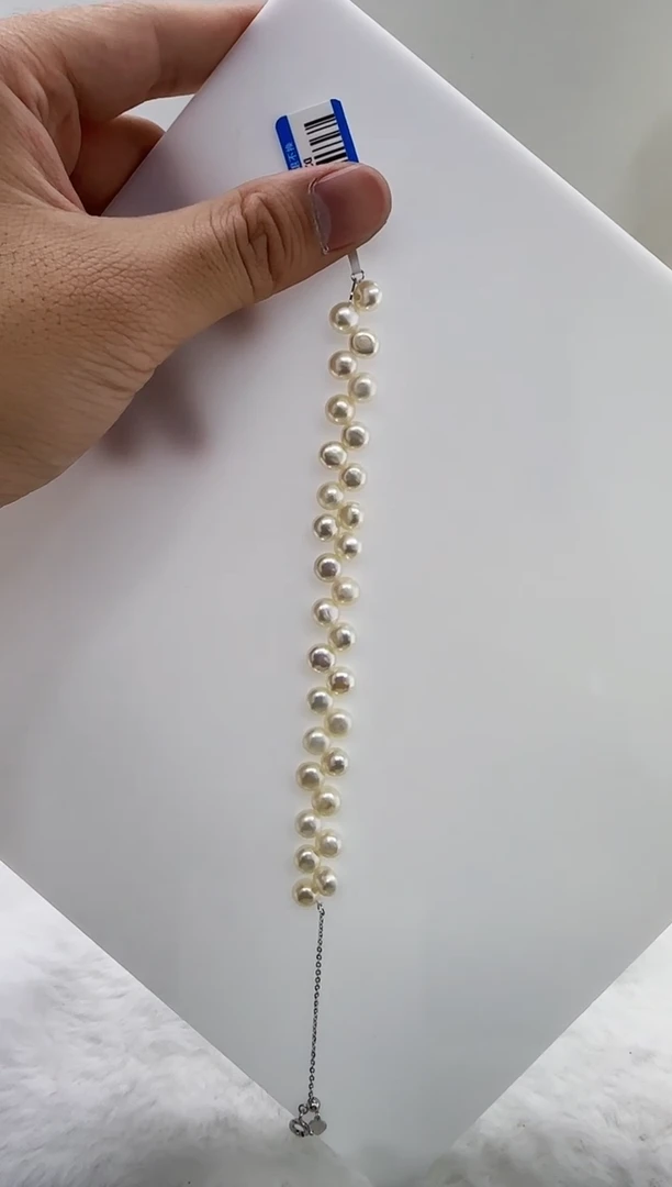 【闪购商品】淡水珍珠DA银S925镶嵌d203 手链