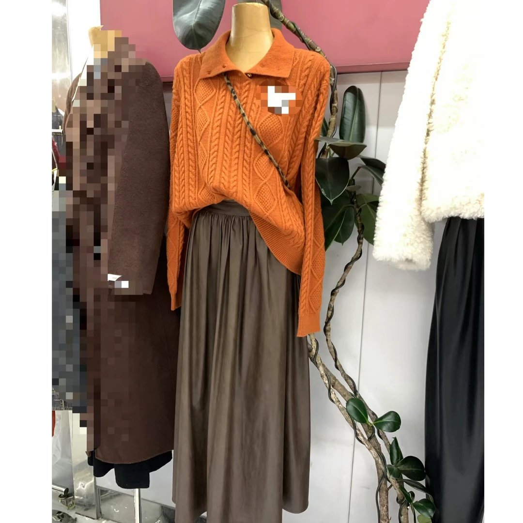 鑫燃KIKI 高领百搭秋季休闲女装高领毛衣 M637 VY