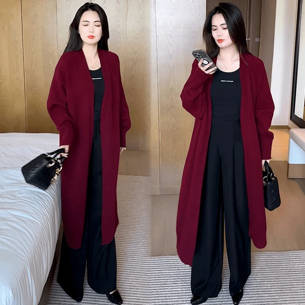 洋气毛针织衫女2025秋冬季新款宽松大码针织韩版慵懒风外搭长款潮