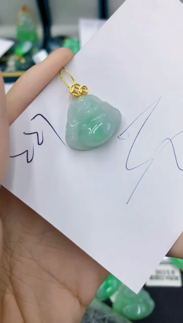 翡翠未镶嵌颈饰11111