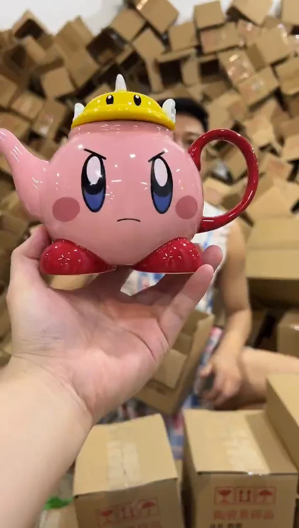 瓷片原盒星之卡比茶壶