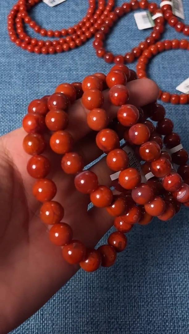未镶嵌手串南红玛瑙A37凉山瓦西料单圈10mm多样性发其一