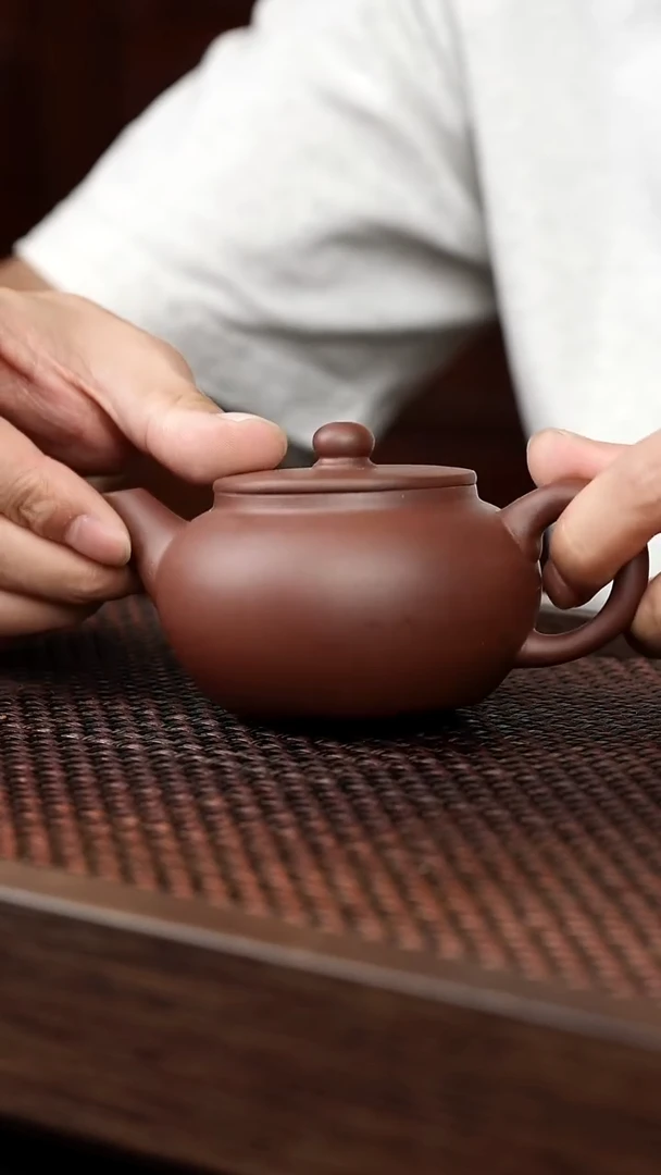 茶壶紫砂底槽清平盖水平