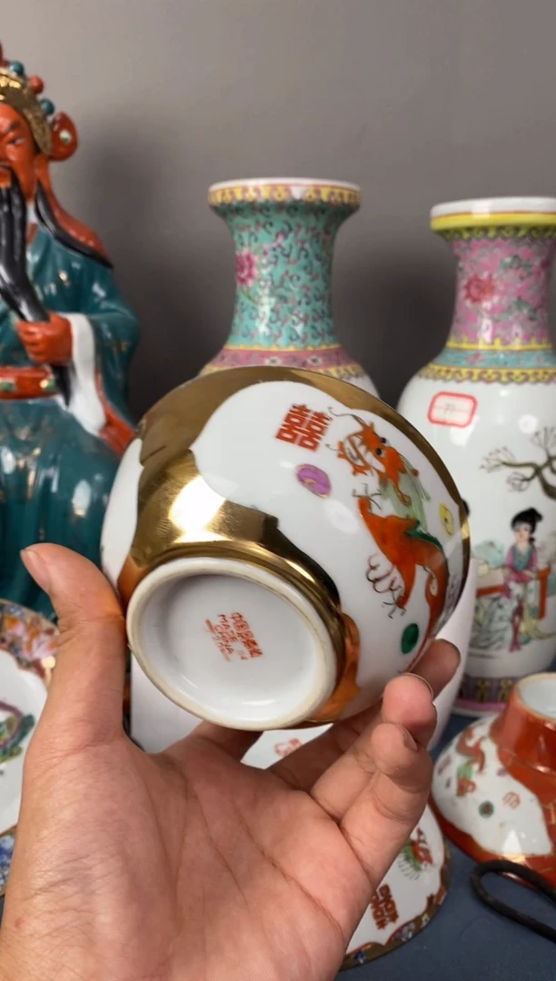 摆件陶567老厂瓷微瑕慎拍（已开价）