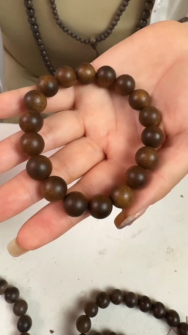 手串沉香越南芽庄百年老树白奇单圈手串