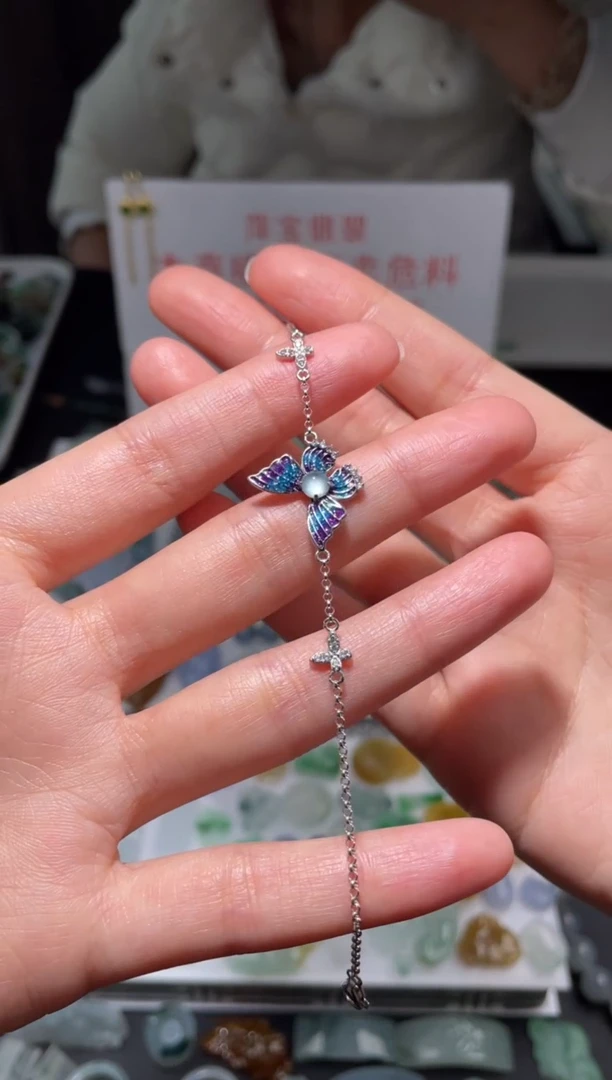 银S925镶嵌定制翡翠|毛货其它+0