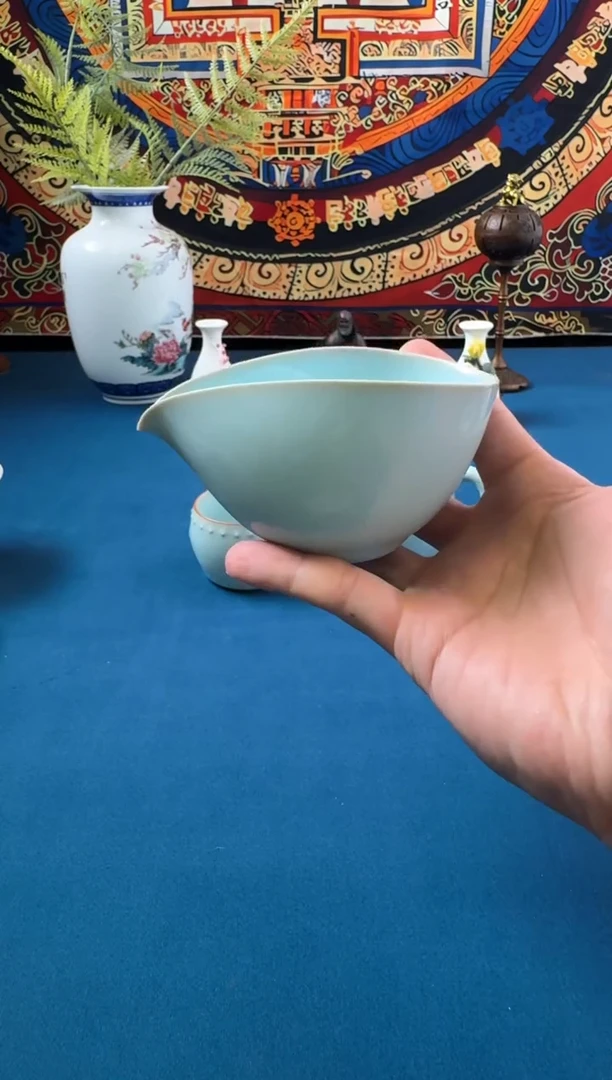 原矿天青汝窑公道