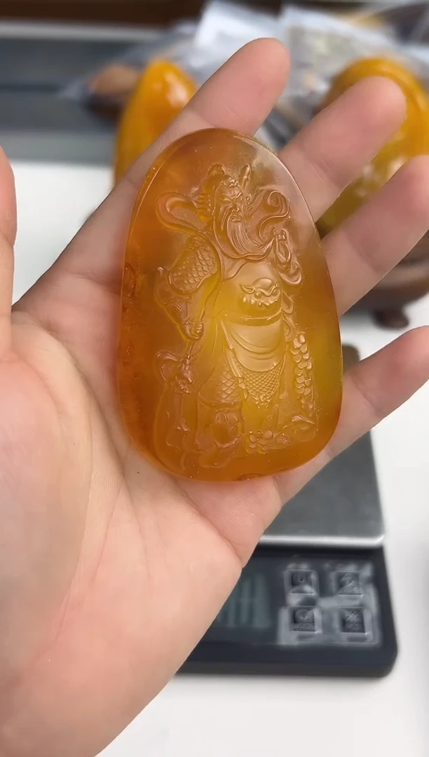 裸石琥珀未镶嵌琥珀蜜蜡吊坠
