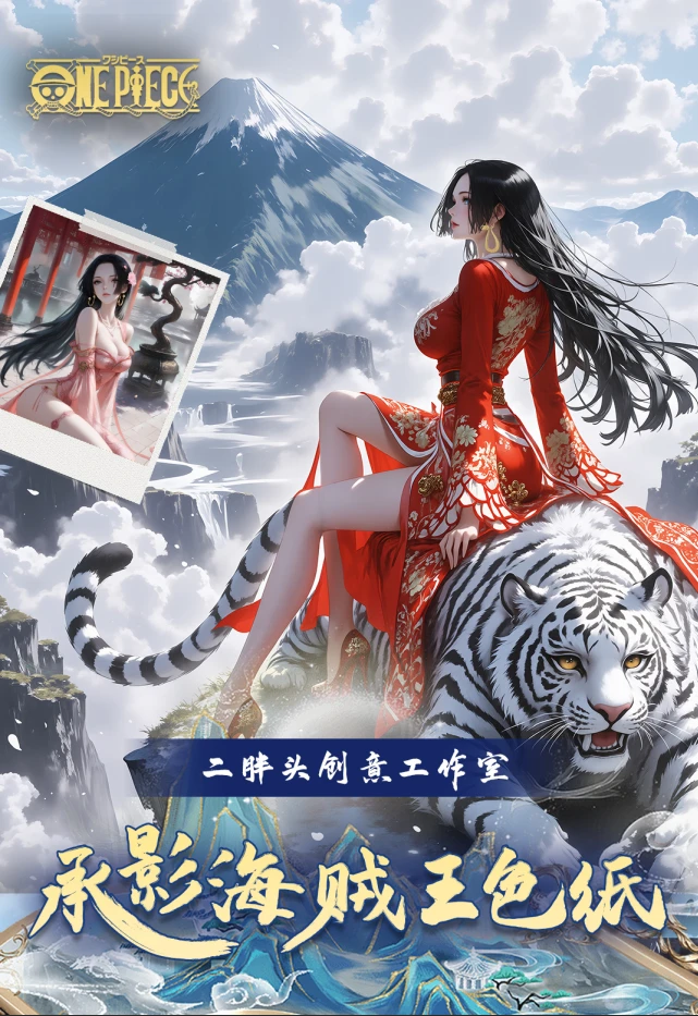 叠叠【女帝代拆】【承影海贼王】二创同人海贼王精美色纸盲盒