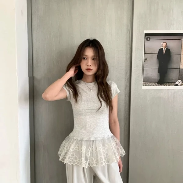 01-25直播福利短袖修身型拼接短裤