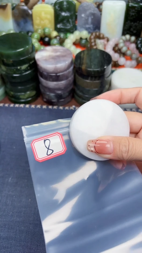 颈饰未镶嵌和田玉靳*全和田玉