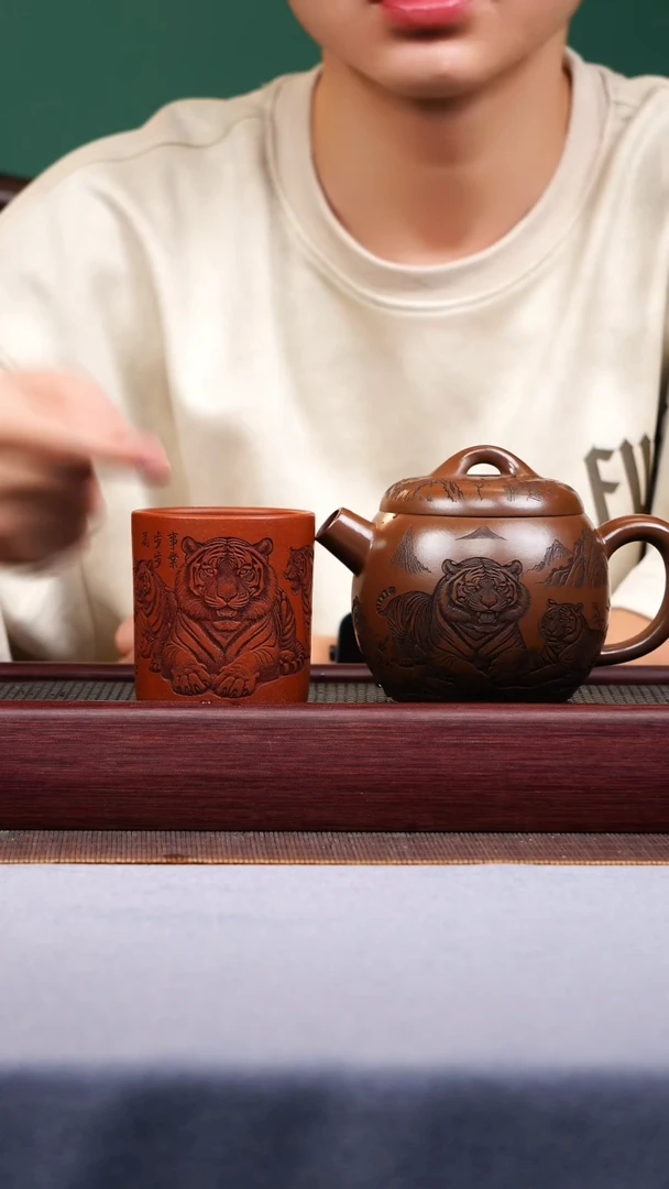 茶壶紫砂宜兴原矿紫砂作品