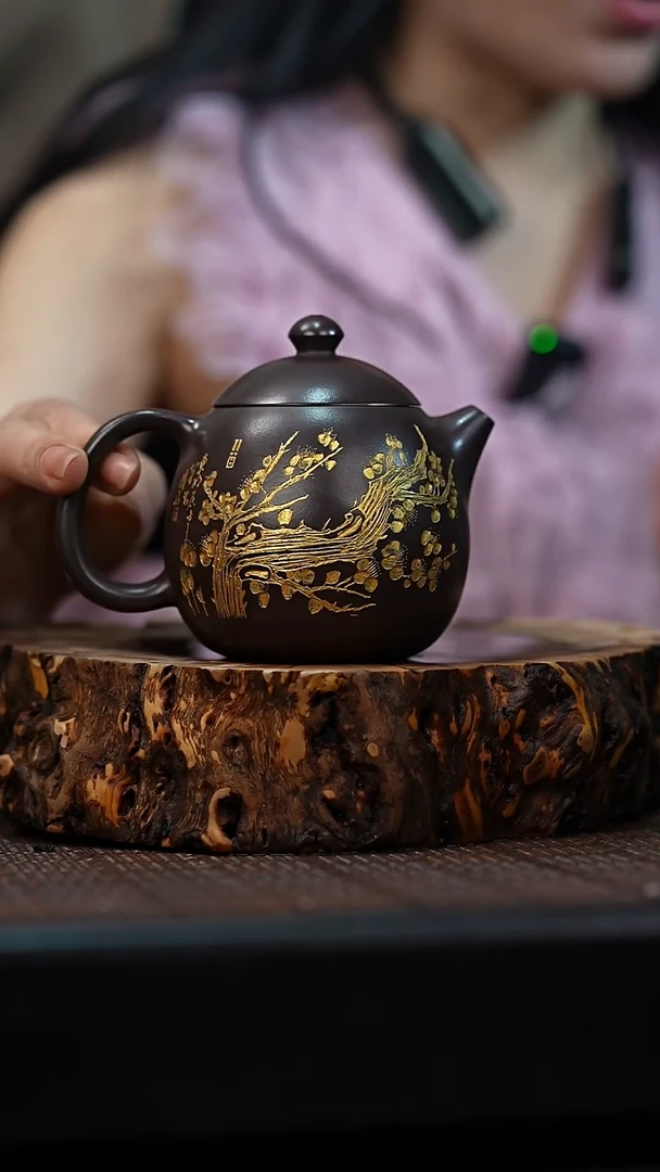 茶壶紫砂宜兴岁颐传砂原矿全手51