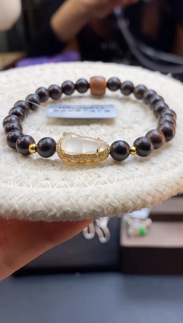 颈饰银S925镶嵌翡翠18124