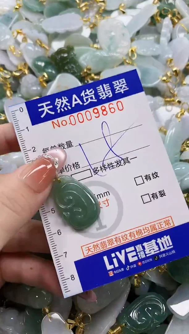 颈饰未镶嵌翡翠天然A货翡翠