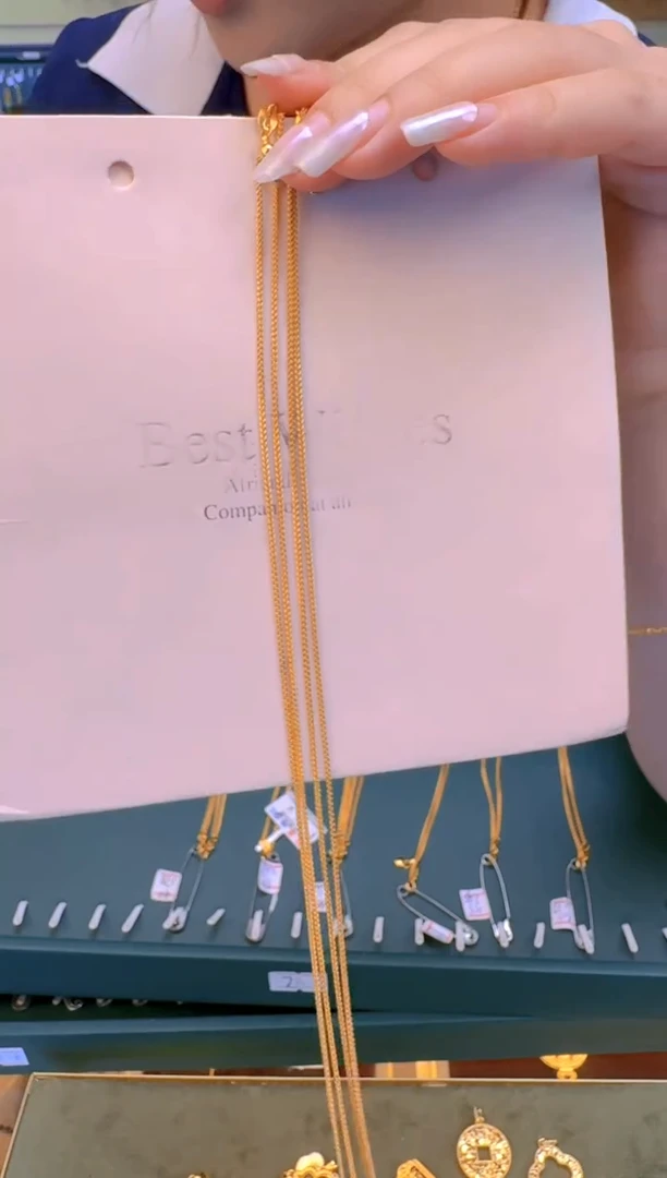 60cm爱心抽拉肖邦链2.92g（多样性发货）