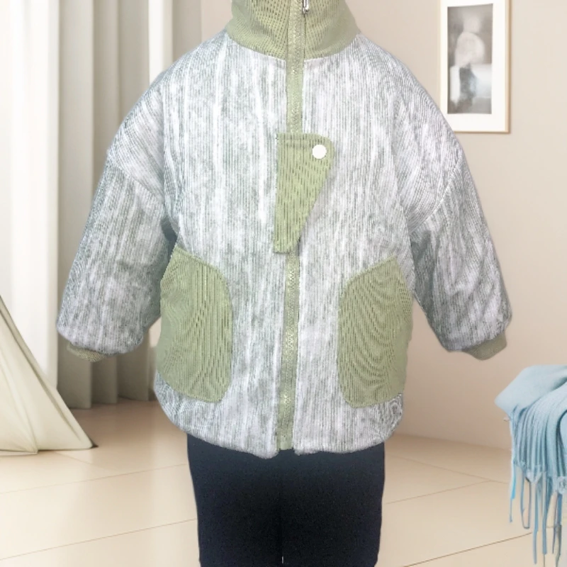 男童家居可外穿加厚棉服上衣