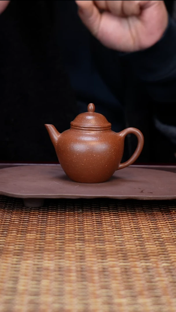 茶壶紫砂汀禾紫砂紫泥《秋水》140cc