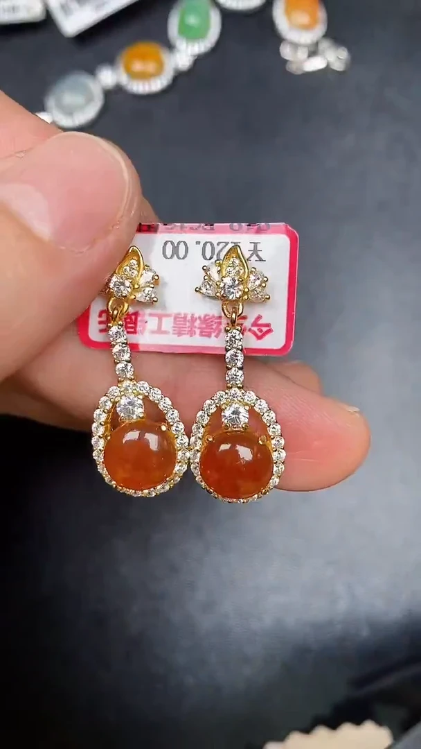 银S925镶嵌戒指翡翠1990