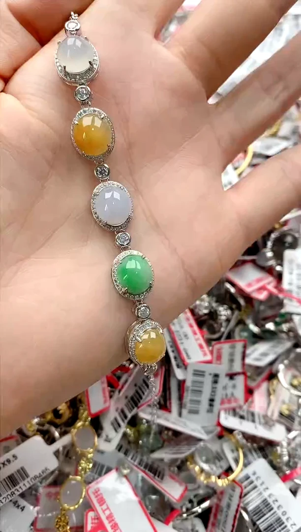 【闪购商品】翡翠戒指银S925镶嵌666666666     0