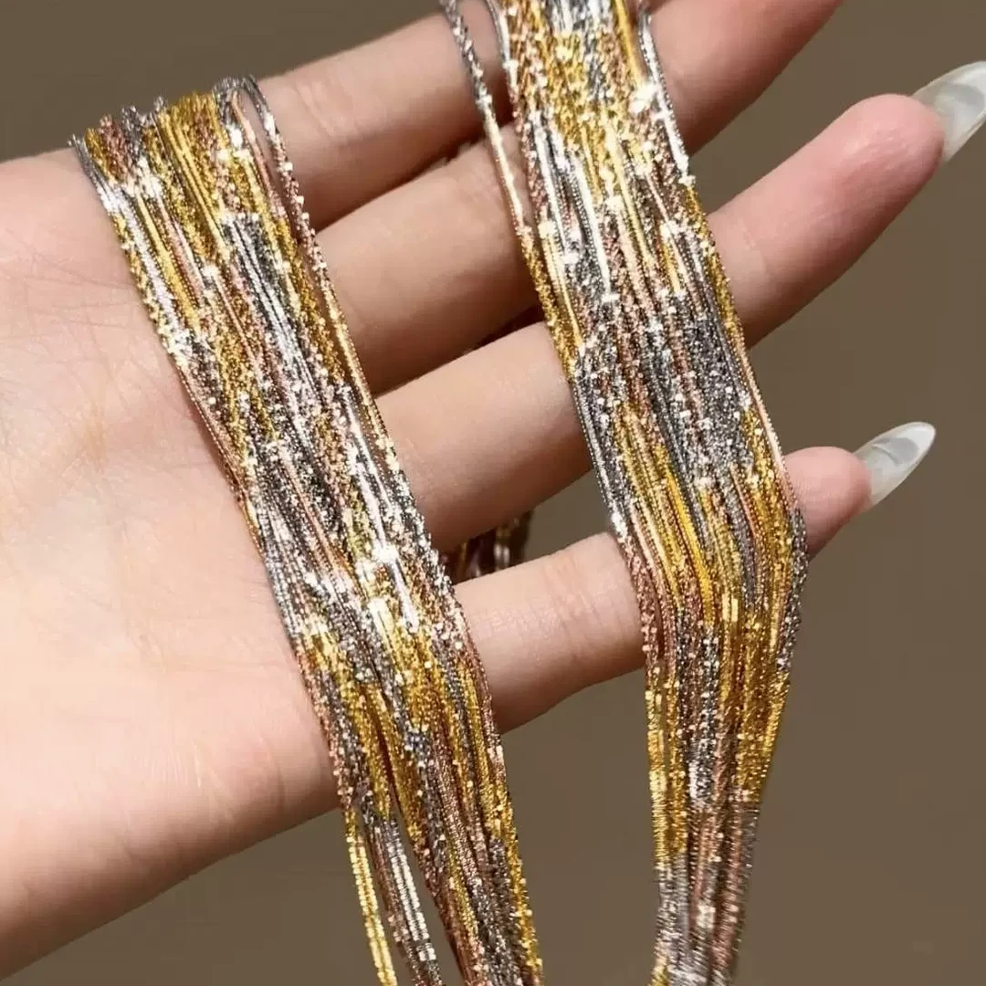 链子925银 【晚霞】波光粼粼满天星时尚百搭简约素款气质轻奢项链