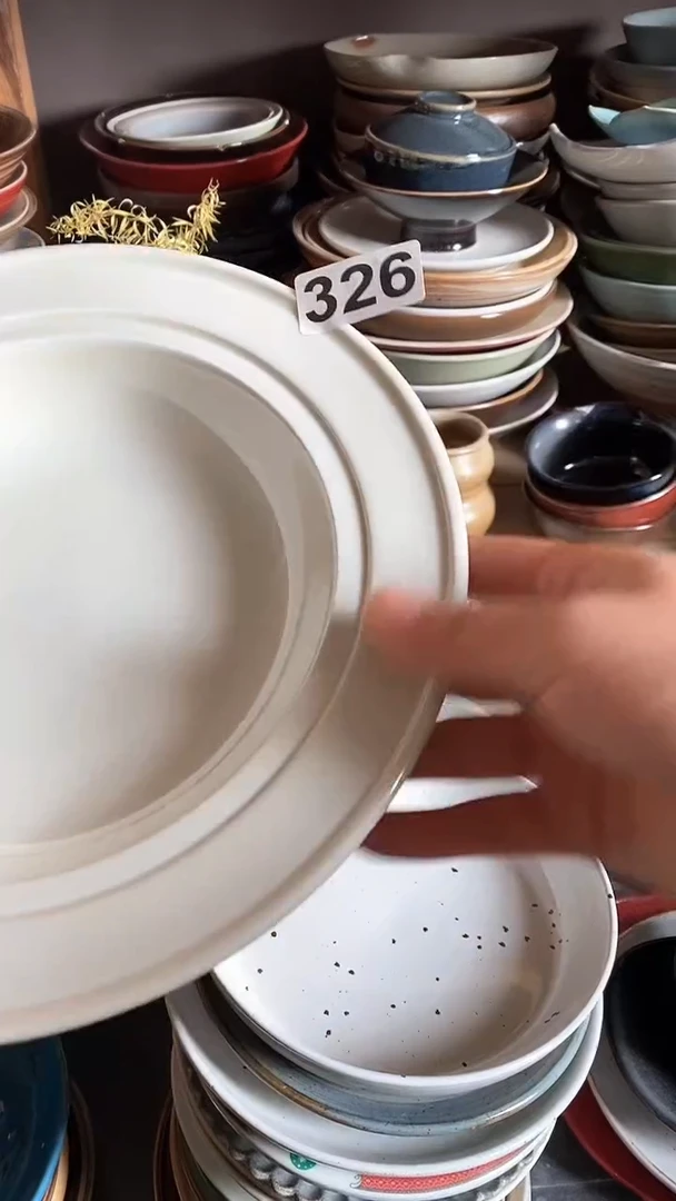 【闪购商品】碗326定白盘