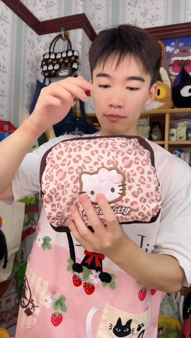 聚酯纤维Kitty折叠旅行包轻便大容量