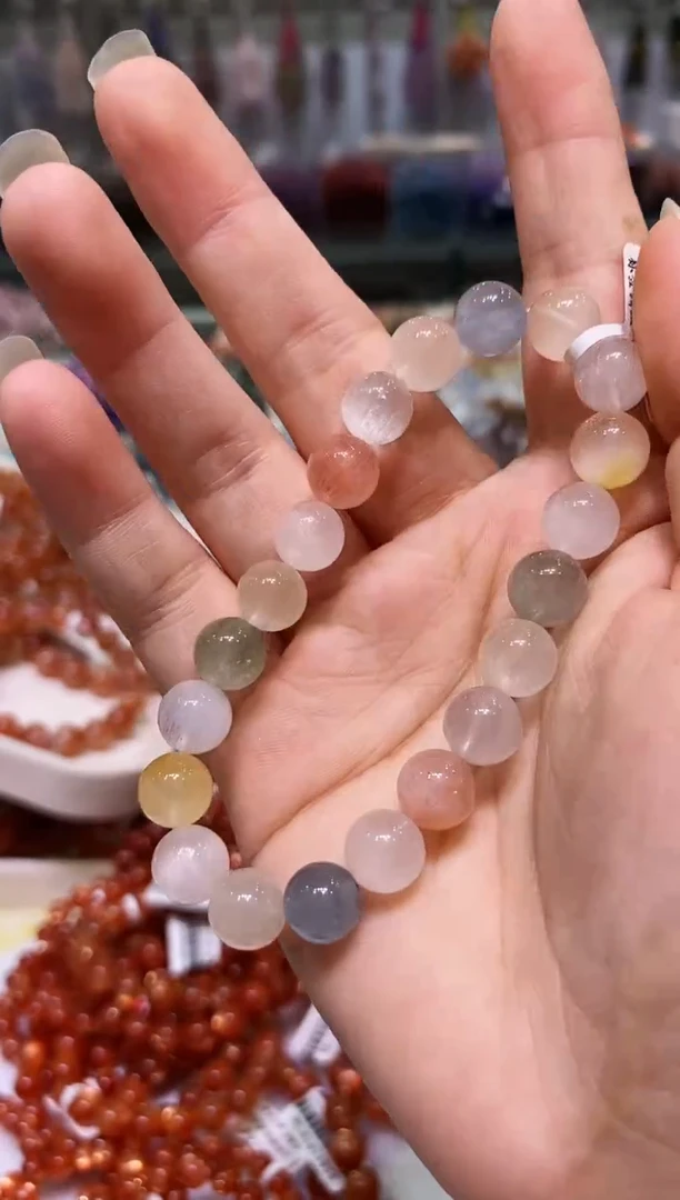 未镶嵌手链水晶多样性发其一兔毛9+