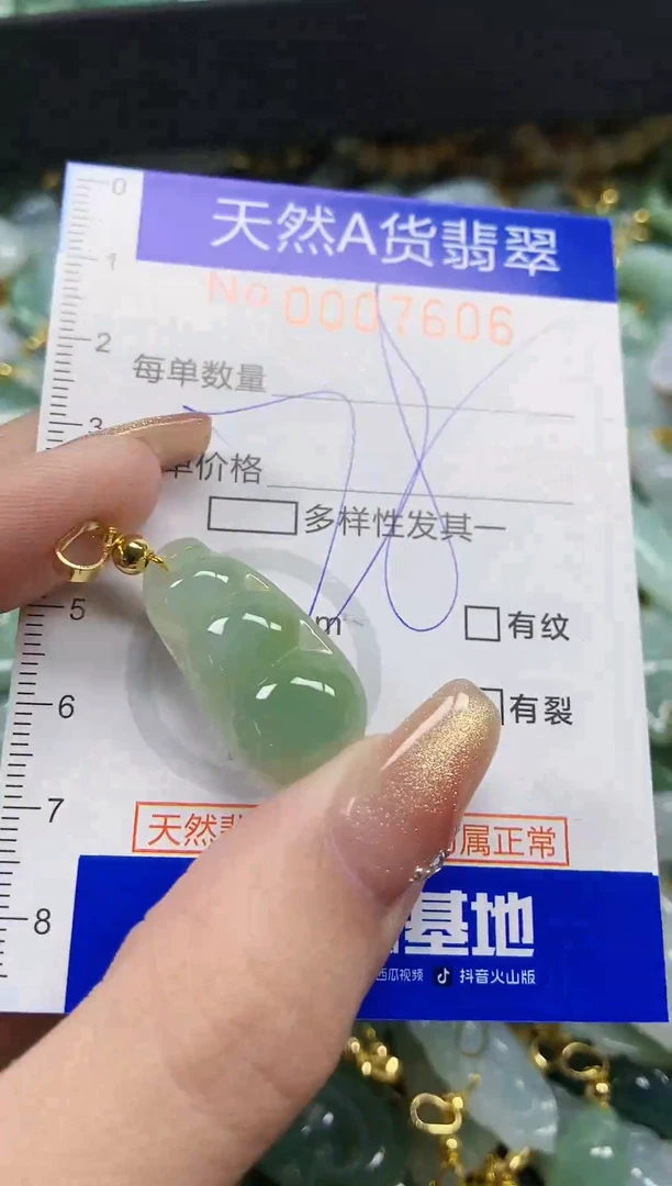 颈饰未镶嵌翡翠天然A货翡翠