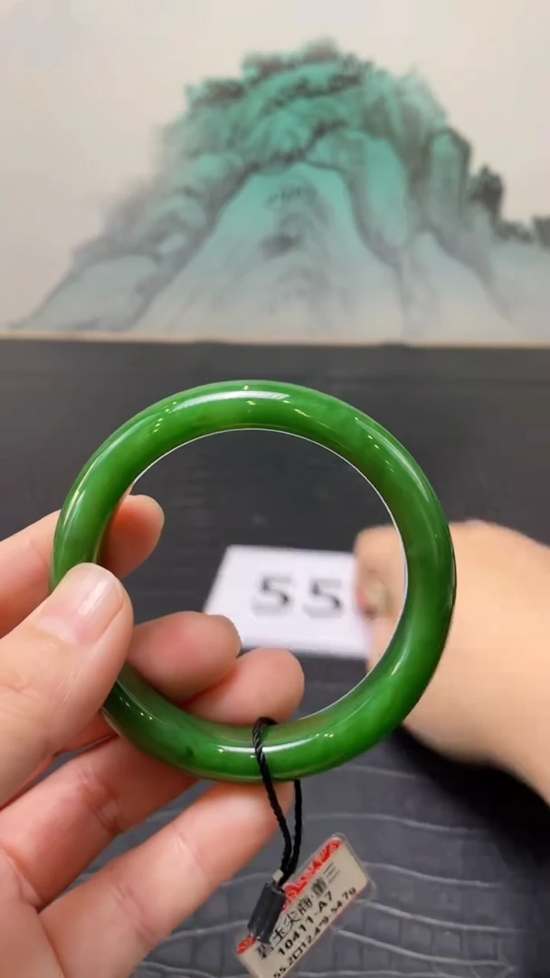 未镶嵌手镯和田玉（碧玉）用****555+